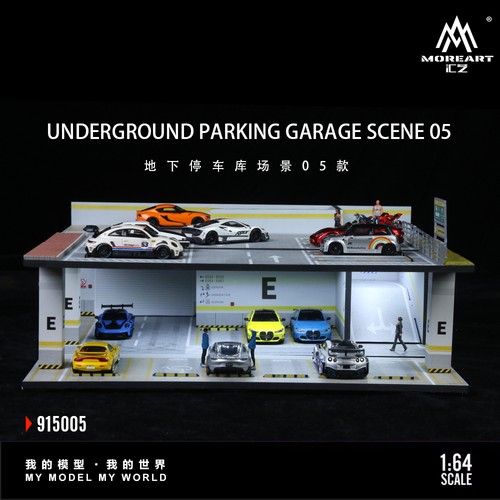 Diorama auto garage - 1:64,