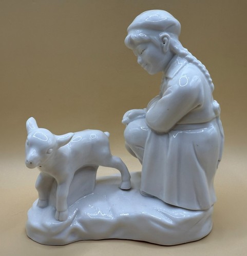 Statuina cinese blanc - cinese, chine