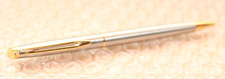Waterman Paris - Penna a sfera argento oro silver gold ottime condizioni vintage
