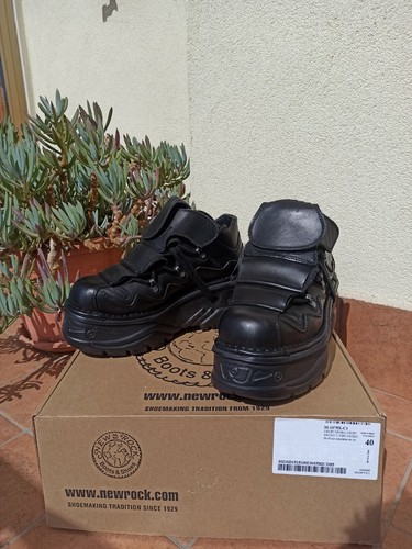 New rock punk platform shoes - new,