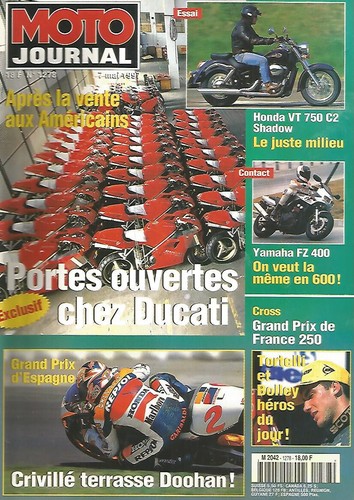 Moto journal 1278 - n°1278, honda