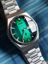 Seiko Type II 2 Vintage Quartz 7123-8020 verde JDM - 1978 Agosto Kanji e Inglese