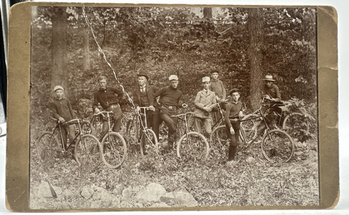 Antica foto bicicletta