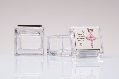 Scatola vetro ballerina - pz,