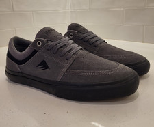 Emerica Hoban grigio nero scamosciato uomo taglia 9 skateboard ES Spitfire Baker