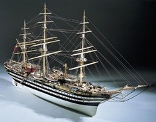 Mantova Amerigo Vespucci Kit Legno Nave Formazione Italiana Scala 1:100