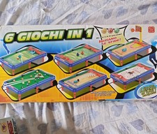 ?Set GIOCHI 6 IN 1 Teorema – BILIARDO, CALCIO, BOWLING, BASKET , GOLF E HOCKEY!