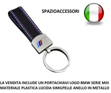 Portachiavi BMW M SPORT Nero Metallo Logo BMW Serie 1 2 3 4 5 6 M3 M4 M5 M6 M8