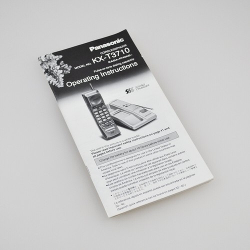 Panasonic t3710 istruzioni - panasonic,