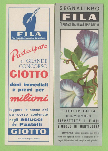Segnalibro fila serie fiori - segnalibro,