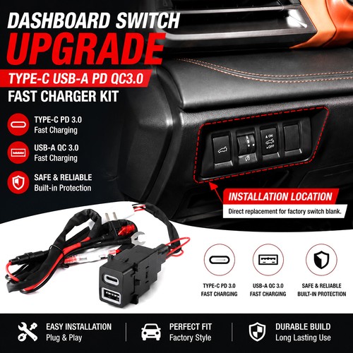 Type porta usb auto - c,