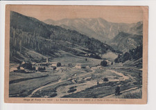 CARTOLINA GHIGO DI PRALY  TORINO LA GRANDE AIGUILLE E COLLE D' ABRIES VG 1936