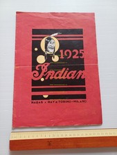 Indian 1925 Prince -SuperScout -Chief -SuperChief depliant ITALIANO originale