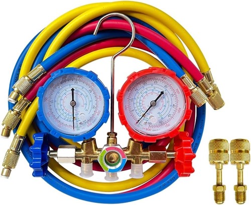 Set manometri freon collettore - manometri,