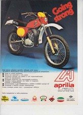 advertising Pubblicità-MOTO APRILIA RC 125 1977- MOTOITALIANE ENDURO  EPOCA