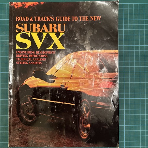 Subaru svx road track - svx,