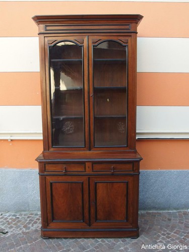 Credenza con alzata noce - credenza,