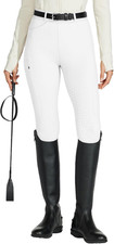 Pantaloni Da Equitazione Da Donna, Con Inserti Completi, in Silicone, a Vita Alt