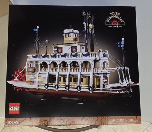 Lego ideas river - ideas, steamboat