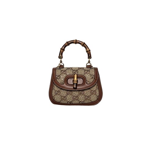 Gucci bamboo 1947 borsa mano - gucci, a