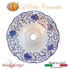 CHANDELIER IN KÜNSTLERISCHE KERAMIK VIETRI UND HAND IN BLAUEM BLUMEN VERZIERT