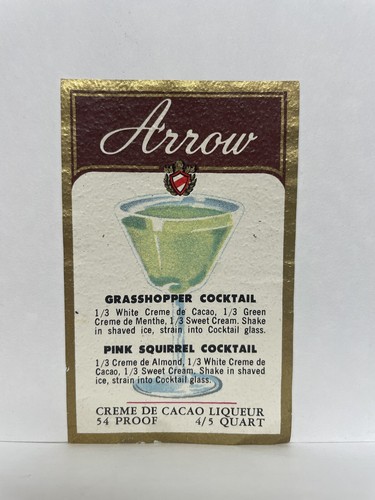 Etichetta ricetta cocktail - ricetta, al