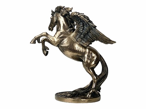 Statua scultura cavallo alato