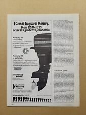 MERCURY MARINE + AUDIO MATIC CLIPPING RITAGLIO PUBBLICITA' ADVERTISING #650