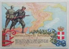 CARTOLINA 222 REGGIMENTO