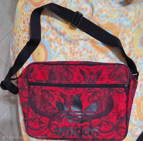Tracolla adidas rossa stampa - tracolla,