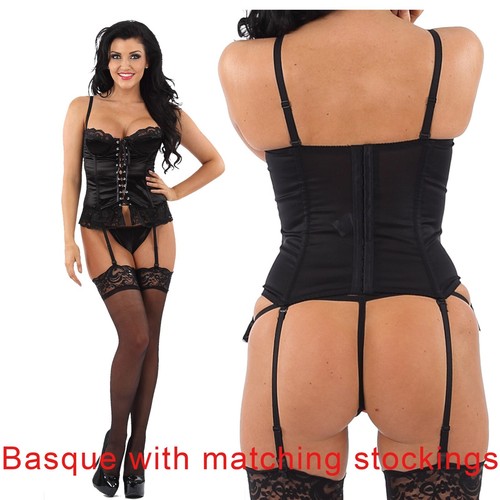 Corsetto calze basco raso - e,