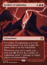 MTG LEYLINE OF LIGHTNING 45 EXC - LEYLINE DEL FULMINE - WOT EN - MAGIC
