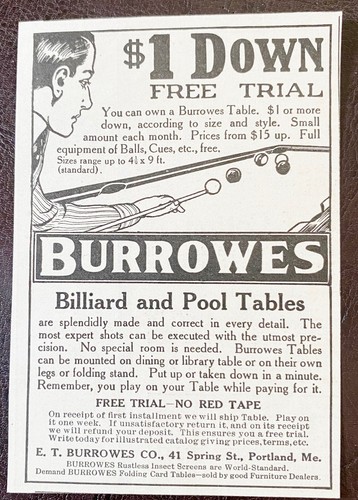 Burrowes biliardo e - e.t.,
