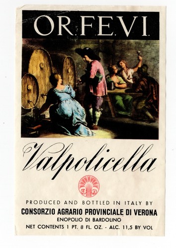 Vintage etichetta vino - -,