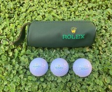 Palline Golf Top Flite Rolex e Marsupio Rolex x3 Vintage (anni 80/90)