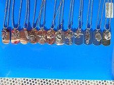 COLLANA/GIROCOLLO con PIASTRINA MILITARI TARGA CIONDOLO PENDENTE Gioielli-Lotto 