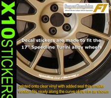 wheel Rim Decal sticker fit
