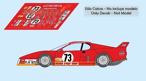 Decals ferrari 512 - decals, bb