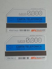 2 Telecom Italia Phone Cards -