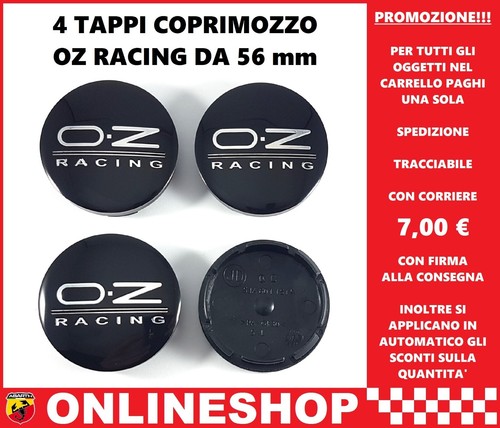 Tappi coprimozzo racing - tappi, oz