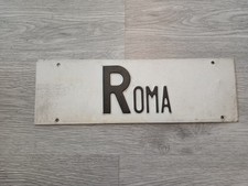 Targa Auto ROMA Collezione 