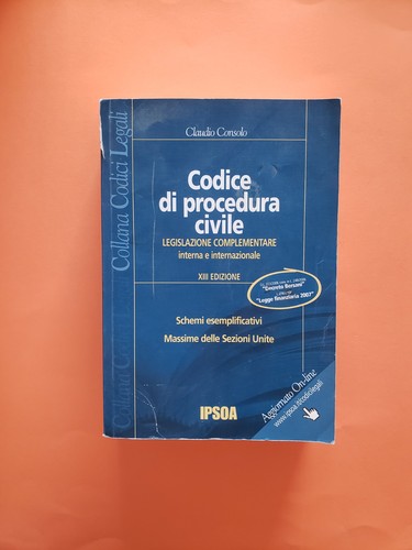 Codice procedura civile - codice, di