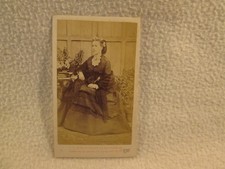 PHOTO CDV - jeune elegante