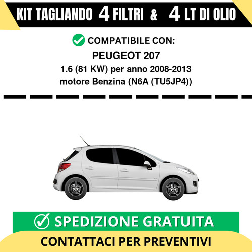 Tagliando per peugeot 207 - peugeot,
