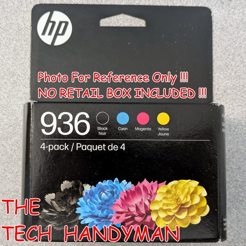 Pack genuine 936 black - 4-pack, hp