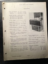 juke box Seeburg SPS 160 Service Manual