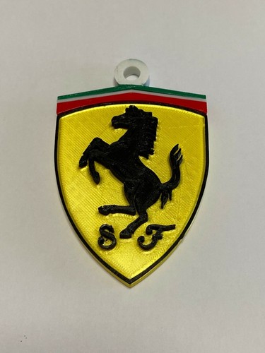 Stemma logo ferrari stampa - logo, 3d