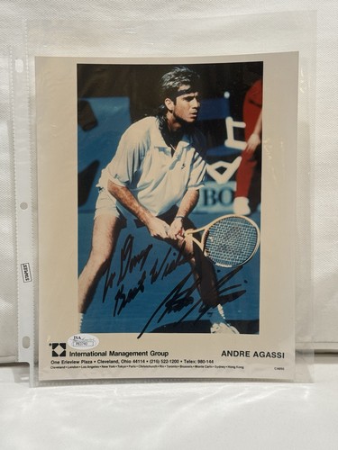 Foto autografa andre - andre, agassi