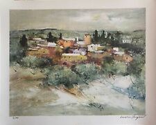 Luciano PASQUINI   litografia a colori Inverno 50x40 firmata numerata  su 70 ex