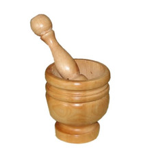 Mortaio Legno Verniciato